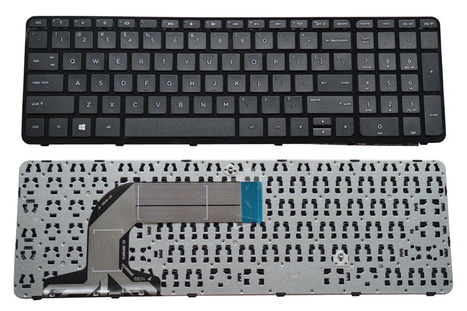 SSEA Novo Teclado DOS EUA com Frame para HP Pavilion 17-E 17-E000 17-e100 17z-e000 17-e017cl 17-e017dx 17-e019dx 17-e020dx