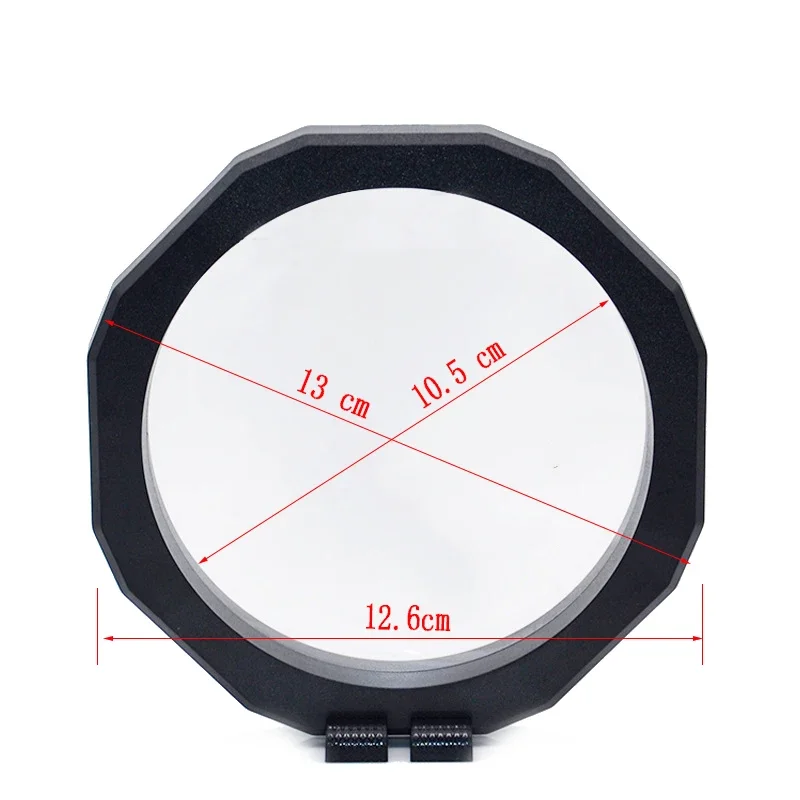 3D Floating Picture Frame Shadow Box Jewelry Display Stand Ring Pendant Holder Protect Jewellery Stone Presentation Case: Orange