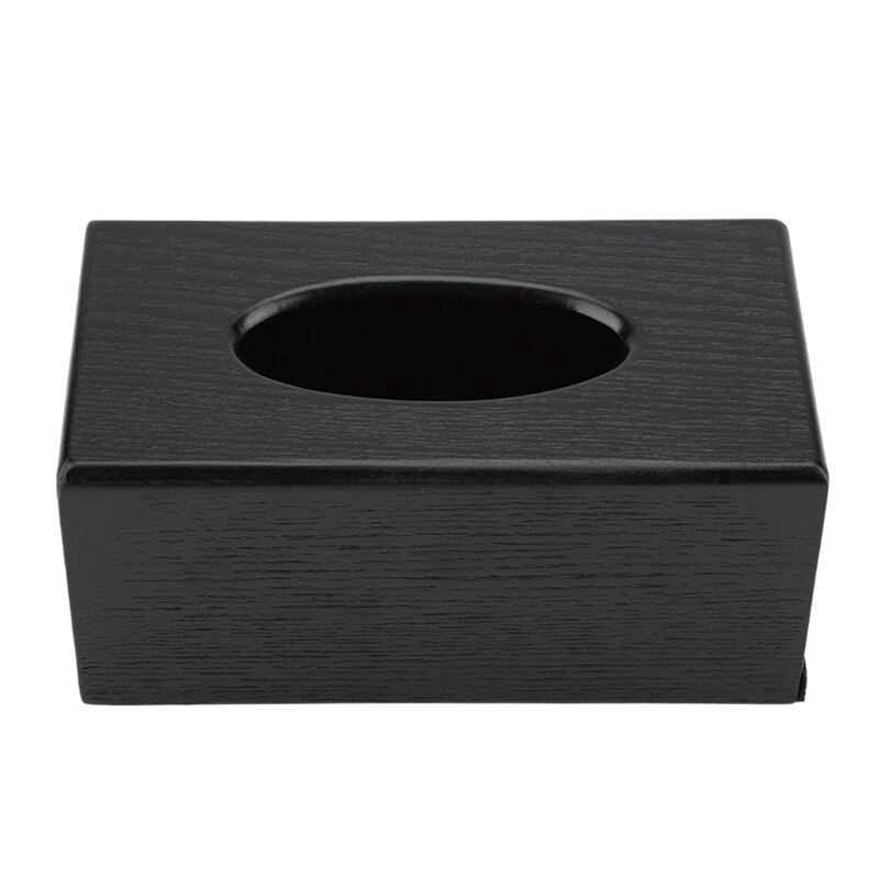 Tissue Box Wood Rectangular Tissue Box Natural Elegance Wood Tissue Box for Living Room Bedroom Kitchen: Default Title