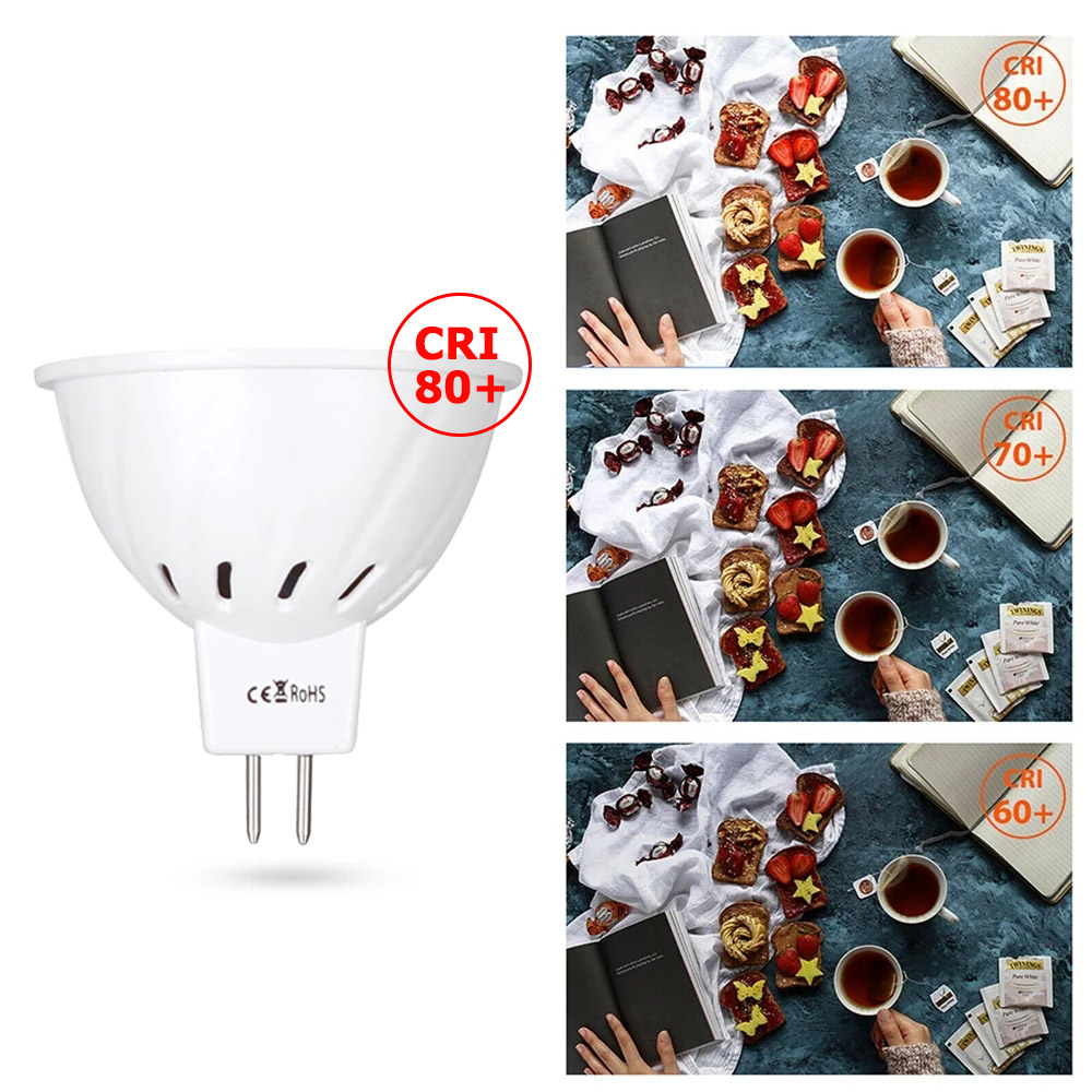 LED-Scheinwerferbirnen 6W 8W E27 GU10 Herr16 Hellste 3000K-6000K Kühl/warm/neutral ersetzen Halogenleuchten Deckenlampe 12V/24V
