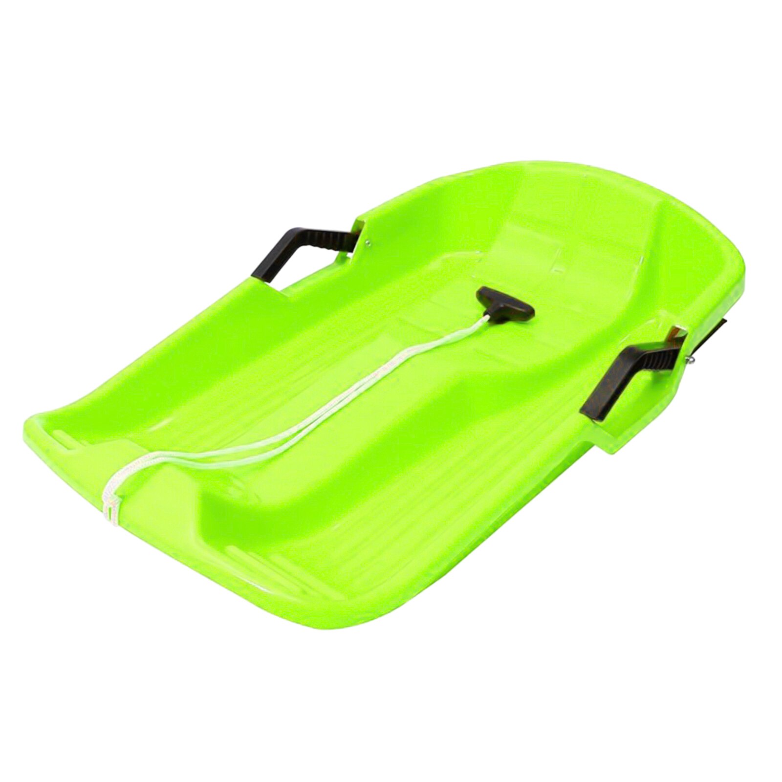 High Density Snow Downhill Sled Toboggan Bent Durable Sledge for Single Person Outdoor Winter Toy Sliding Boat Board Toboggan: green