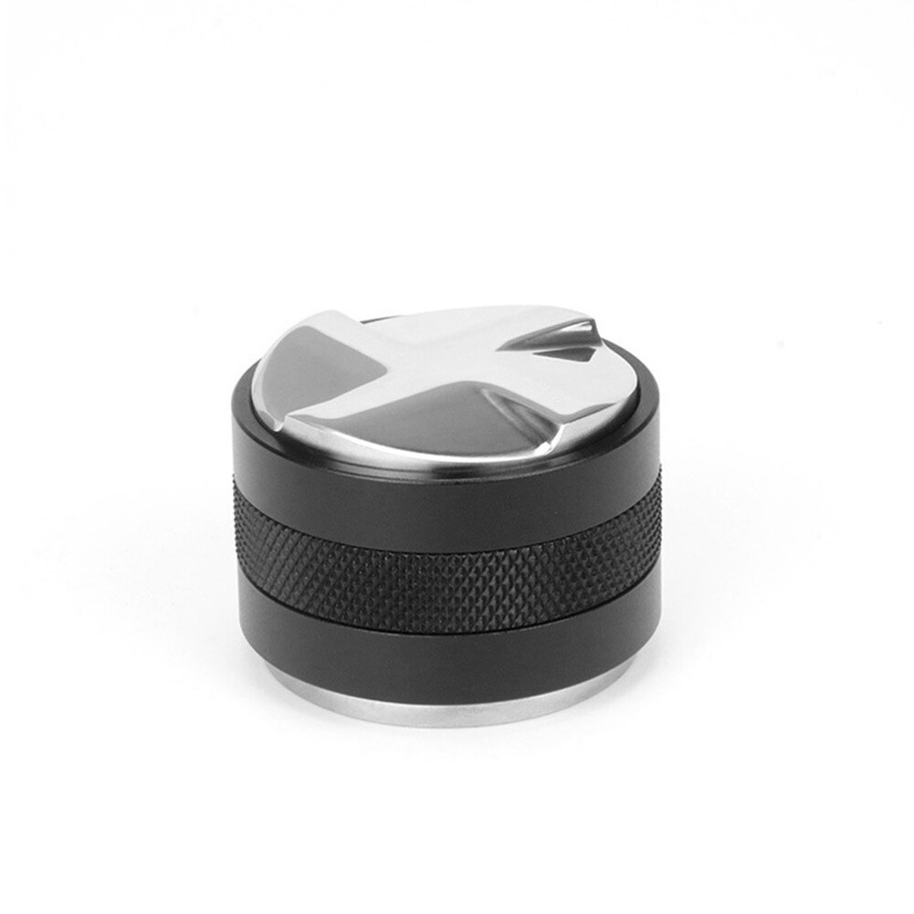 51/53/58mm dobbelhodet 4-- blad intelligent kaffedistribusjonsjevner tukle rustfritt stål kaffe espresso tukler: 53mm