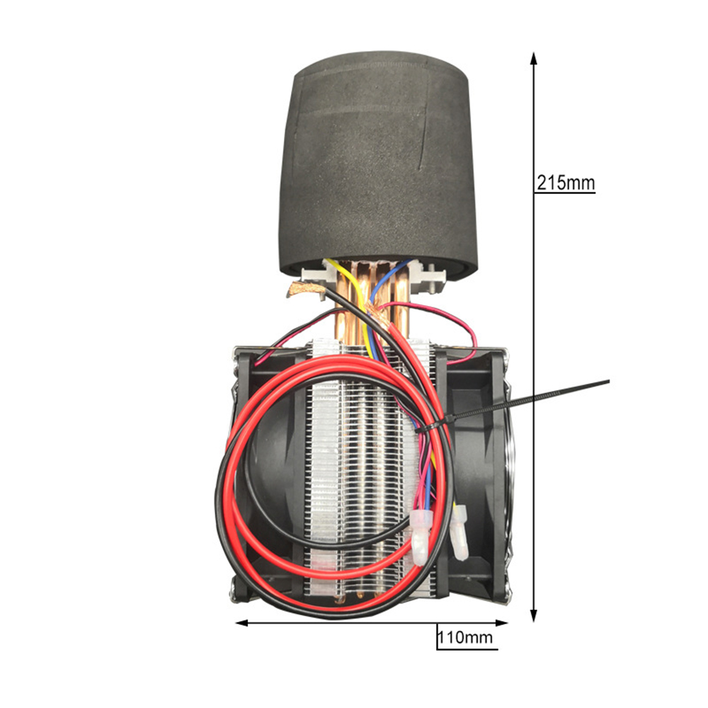 Gobelet refroidisseur thermoélectrique pour mini réfrigérateur, semi-conducteur, dispositif de refroidissement indispensable, bricolage, 12V