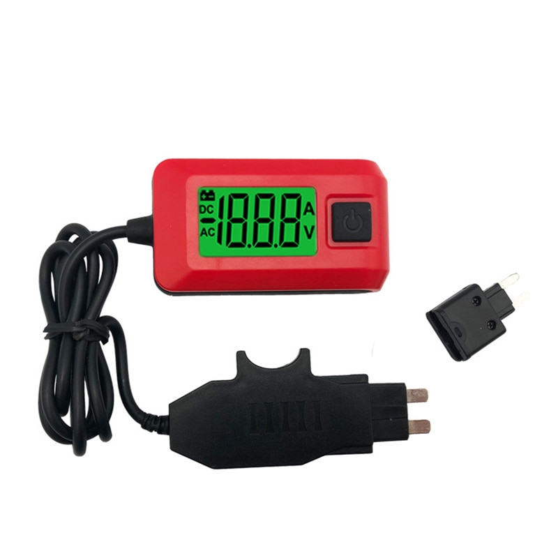 TIOODRE Car Fuse Galvanometer Leakage Tester Car Circuit Fault Finding Vehicle Fuse Diagnostic Tool High Accuracy 0.01 ~ 19.99A