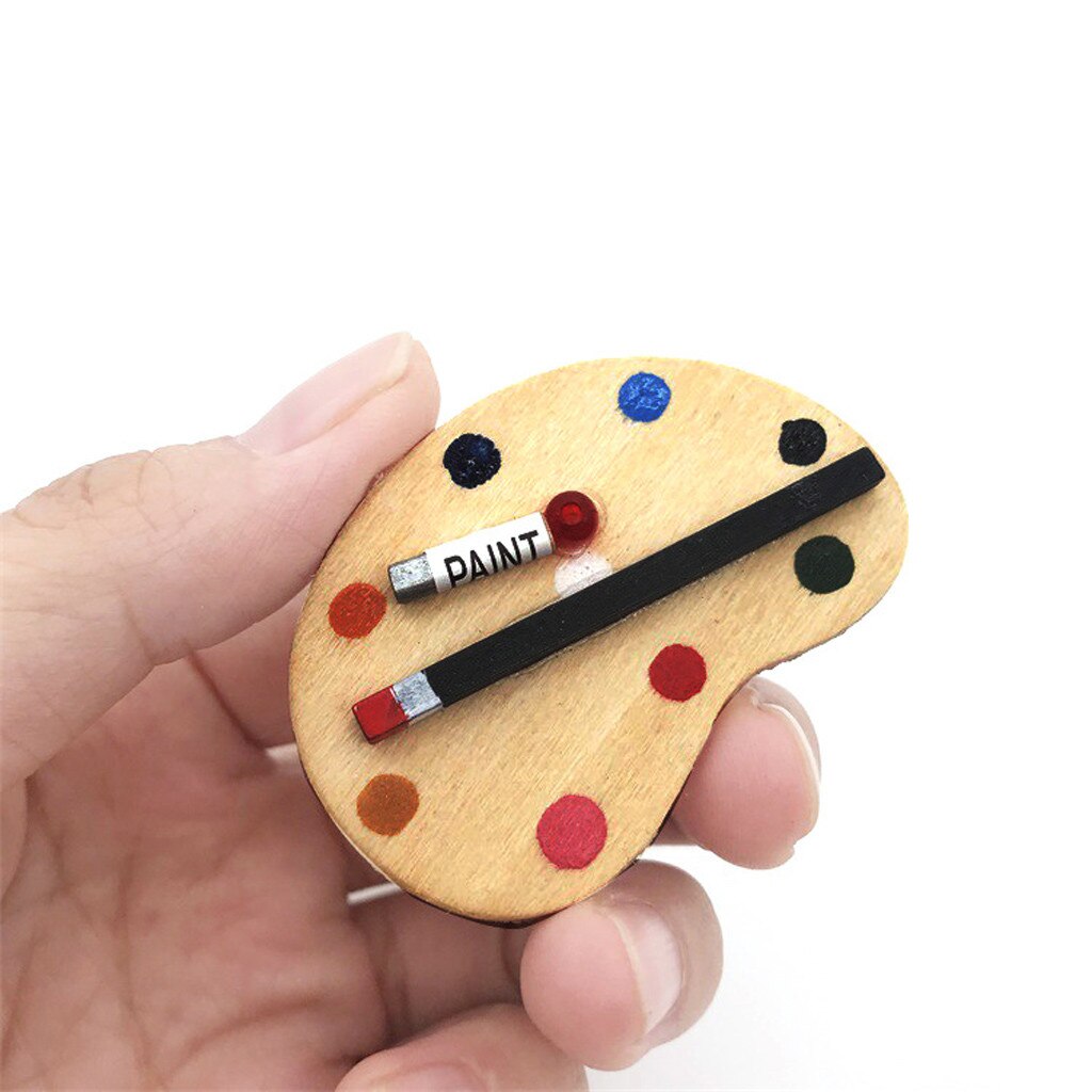 1:12 / 1:6 toys for children House Miniature Scene Model Painting Tool Palette- Table Simulation Toy #CL3