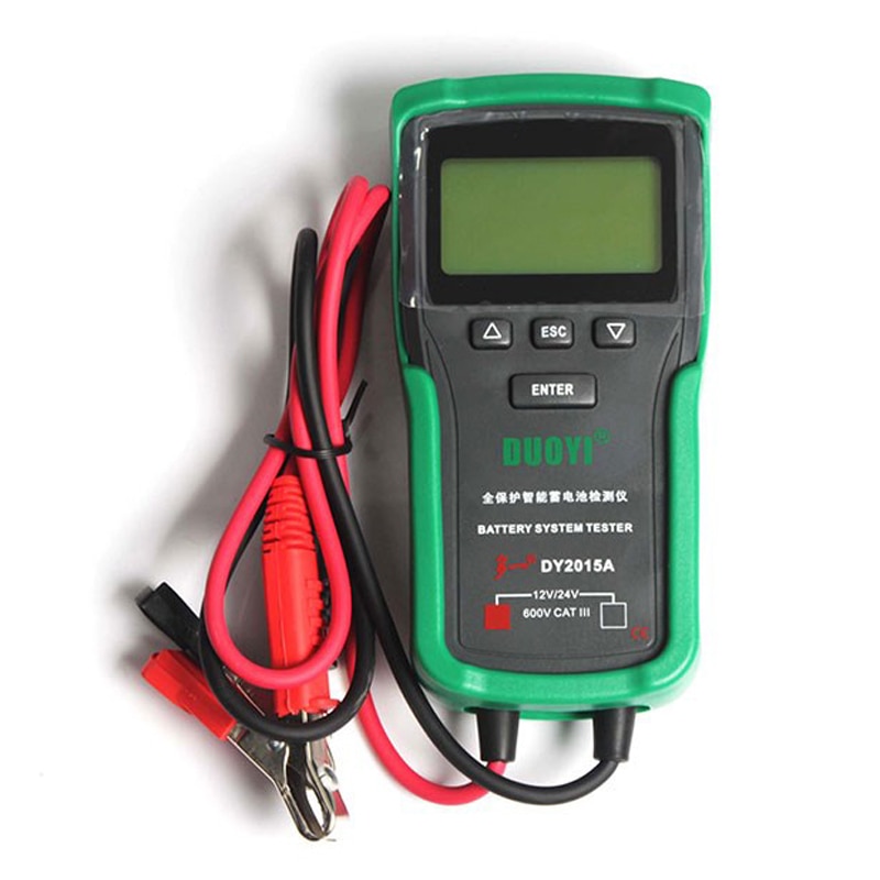 DY2015A 12V and 24V Car Battery Tester Capacity Electronic load Battery Charge Test Automotive Battery Analyzer