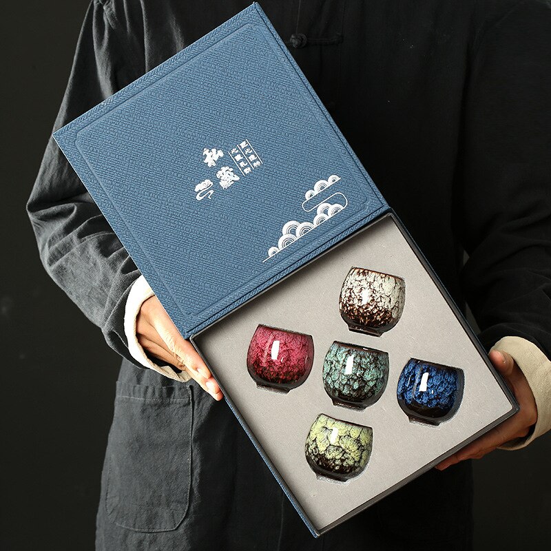 Tea cup, tea set, ceramic tea set, coffee cup, tea set, Arabic coffee cup Chinese Ceramic Tea Cup Retro Japanese