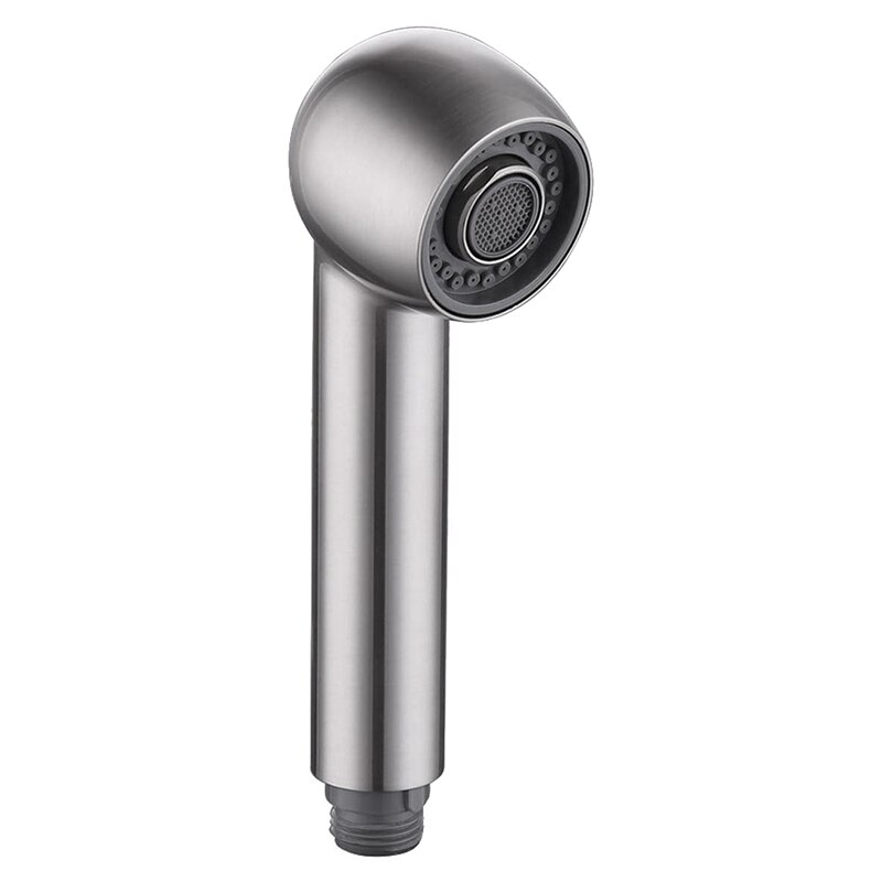 Keukenkraan met uittrekbare kop, vervanging, 2- functies, uittrekbare sproeikop, geborsteld nikkel, ,1 stuks: Default Title