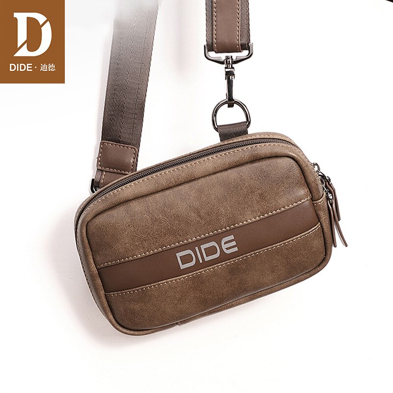 DIDE Casual Handbag Men Messenger Bag Male Shoulder Hand bags iPad Mini Small crossbody bags Waist Purse organization
