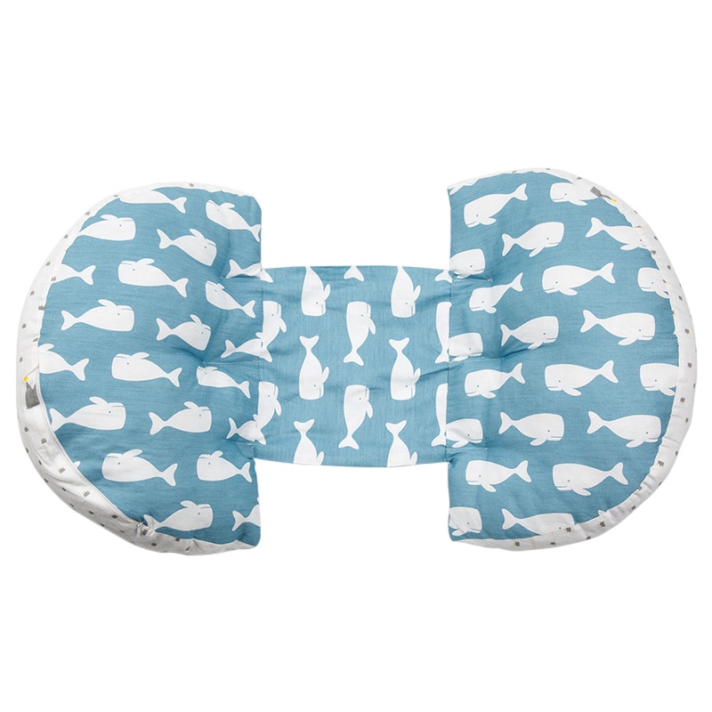 CXD-Women Cotton Pregnant Multi-functional Waist Stomach Side Cartoon Print Pillow