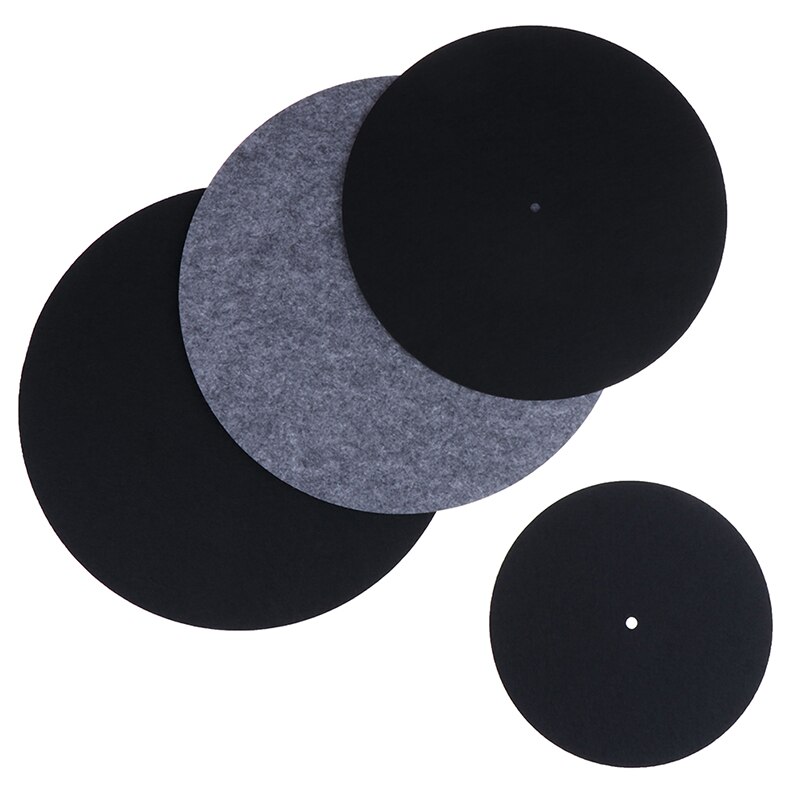 Felt Turntable Platter Mat Lp Slip Mat Audiophile 3Mm Thick For Lp Vinyl Record