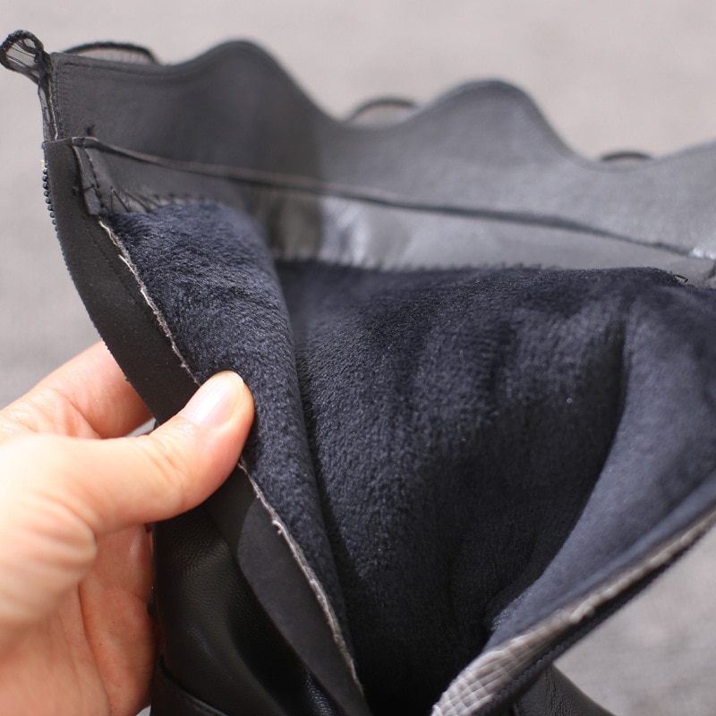 Kinderlaarzen meisjes schoenen leer veter strass lange laarzen effen kleur winter kinderen kniehoge laarzen warme meisjes schoenen  sl025
