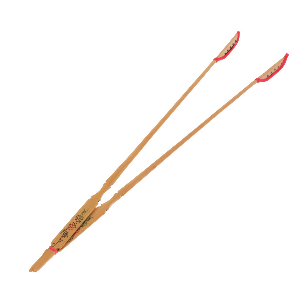 Maletes de martelo de bambu para doces chineses, 2 peças, 33cm, acessório yangqin