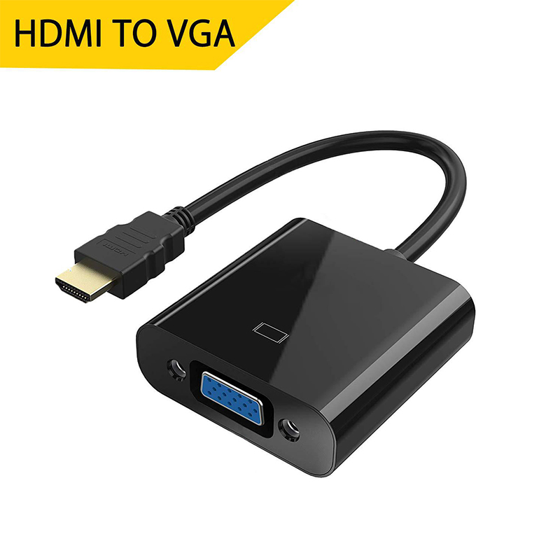 HDMI Male naar VGA RGB Female HDMI naar VGA Video Converter Adapter HDMI-VGA Kabel 1080P HDTV Monitor voor Laptop PC TV BOX Projector
