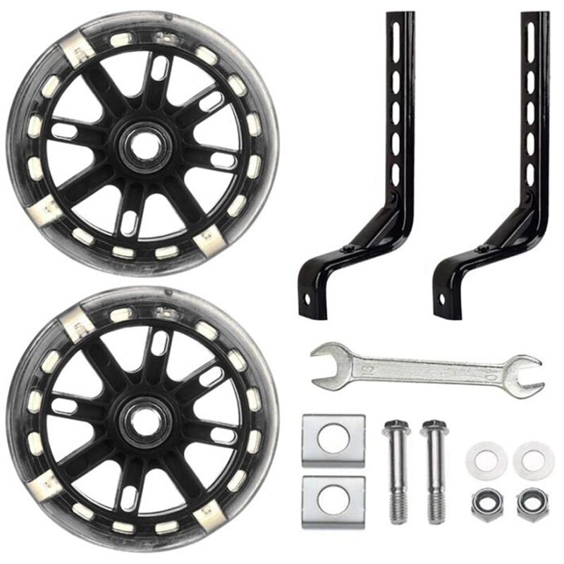 Sykkel dempet trening hjul for 12 14 16 18 20 tommers single speed sykkel stabilisator: Default Title