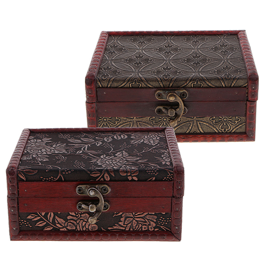 Treasure Box 5.7 inch Treasure Chest for Jewelry Box Home Decorations