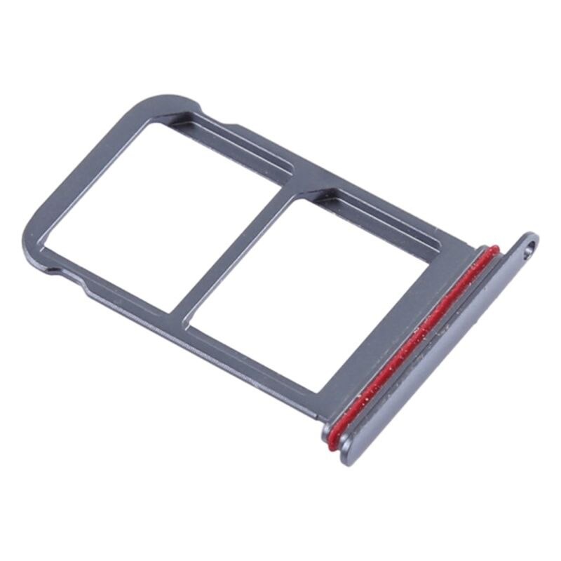 SIM Card Tray Double Slot Holder Container Carrier Adapter Replacement Metal for Huawei P20 Pro X6HA