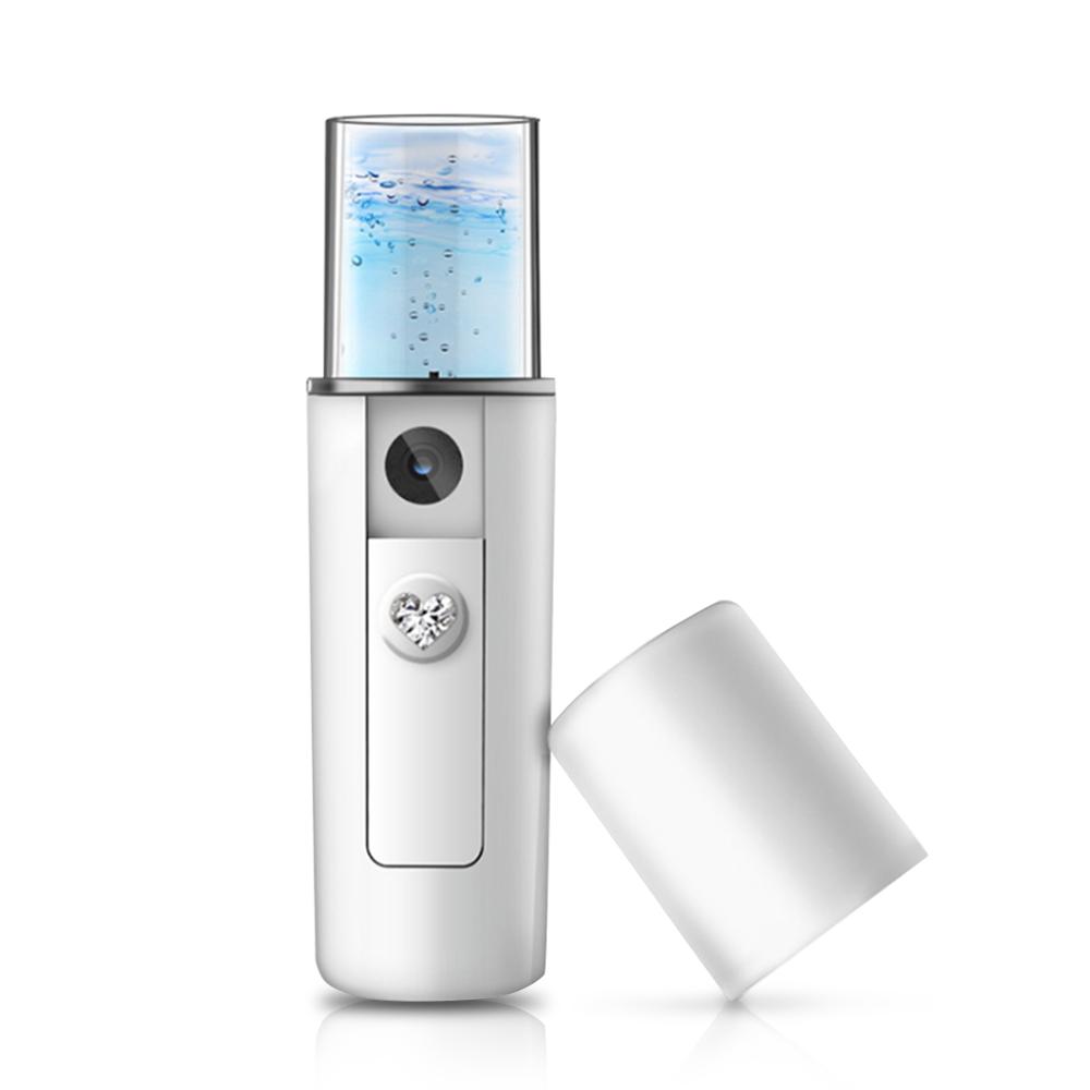 Depurador de piel con calor de 45 °C + rociador Facial de Nano ultrasónico, pala exfoliante eléctrica, limpiador de poros, masajeador de estiramiento Facial: Nano Facial Steamer