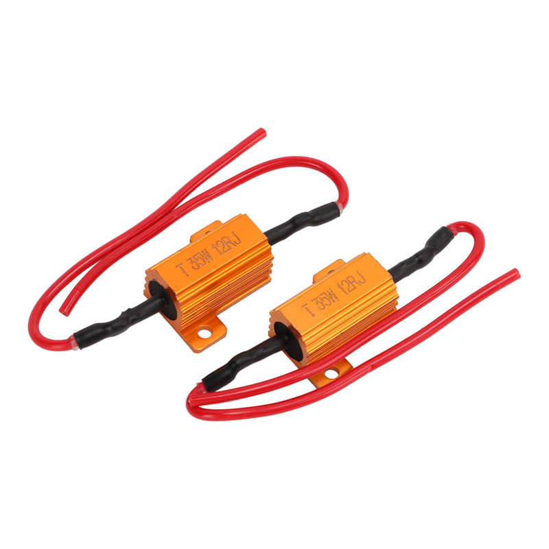 Load Resistor Set 35W 12Ohm Load Resistor for LED Turn Signals for Fog Lights for DRL
