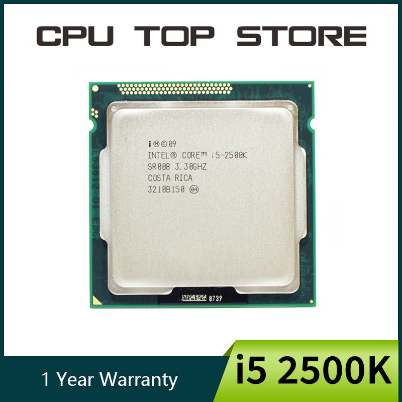 Processore CPU Quad-nucleo Intel nucleo i5 2500K 3,3GHz LGA 1155