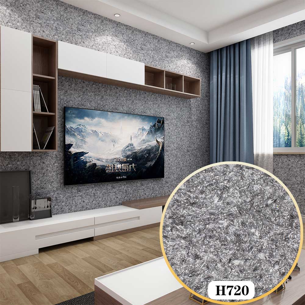 Beishubao H7 Serie Zijde Gips Wandbekleding Materiaal Vloeibaar Behang Eco Diy Voor Interieur Decoratie: H720