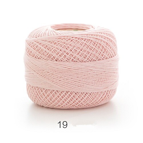 50g/Pc Cotton 0.8mm 20 Colors Lace Crochet Yarn By 1.5mm Crochet Hooks Hand-Knitted Baby Silk Thin Yarn For Knitting DIY Crafts: 19