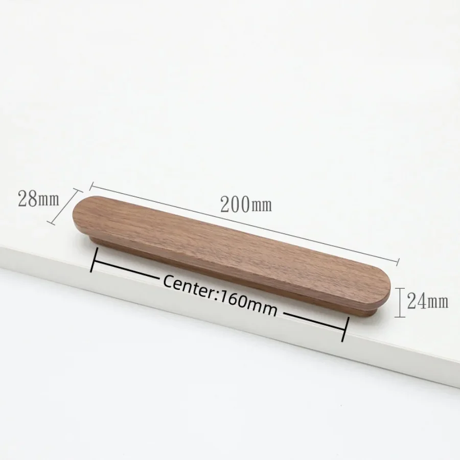 Maniglie per mobili in legno naturale nordico Armadi Maniglie da cucina Maniglie Armadi e cassetti Manopole per comò Maniglie lunghe per guardaroba: MULTICOLORE