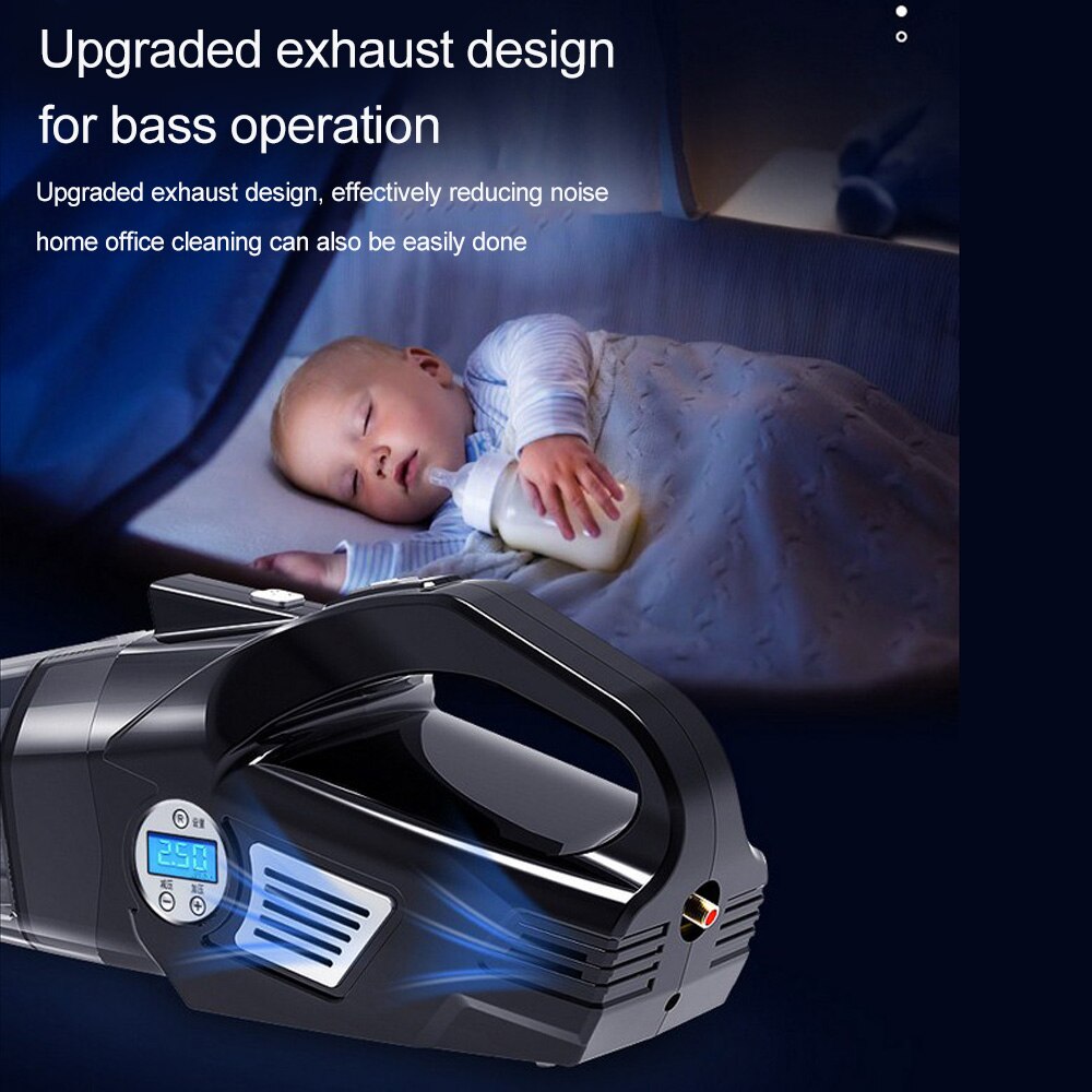 Car Vacuum Cleaner Wired Car Model Wireless Family Car Dual-use Model Multifunction Handheld Cordless Vacuums Car Vacuum Cleaner