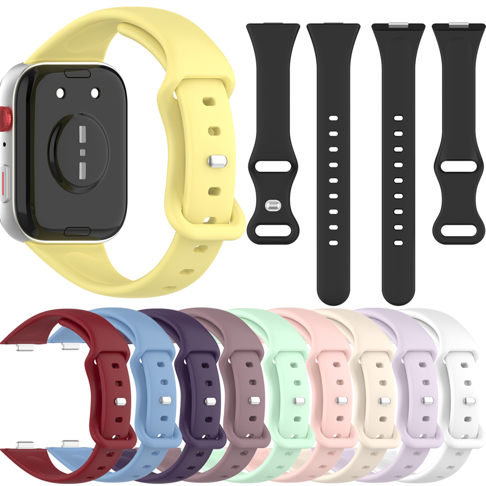 Silicone Straps For Huawei Watch Fit4 /Fit 4 Pro Smartwatch Accessories Wristband Bracelet Belt Correa For Huawei Watch Fit3