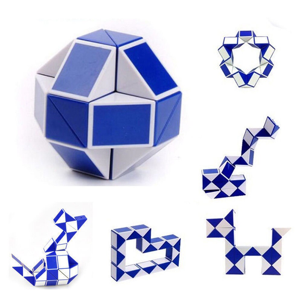 Schlange Herrscher Puzzle 24 Geschwindigkeit Antistress Cube Twist Schlange Klapp Pädagogische Spielzeug Für Kinder Cube Twist Schlange Klapp Pädagogische