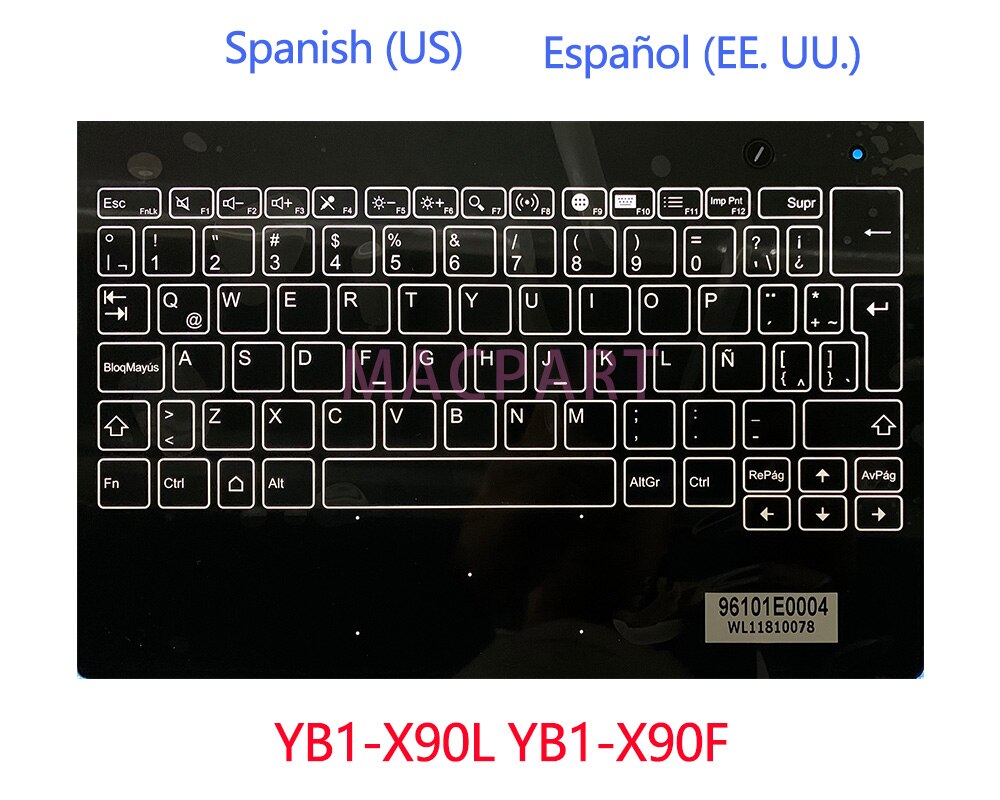 Original Keyboard for 10.1&quot; Lenovo Yoga Book Yogabook YB1-X90L YB1-X90F YB1-X91L YB1-X91F X90 X91 Palmrest Topcase Cover