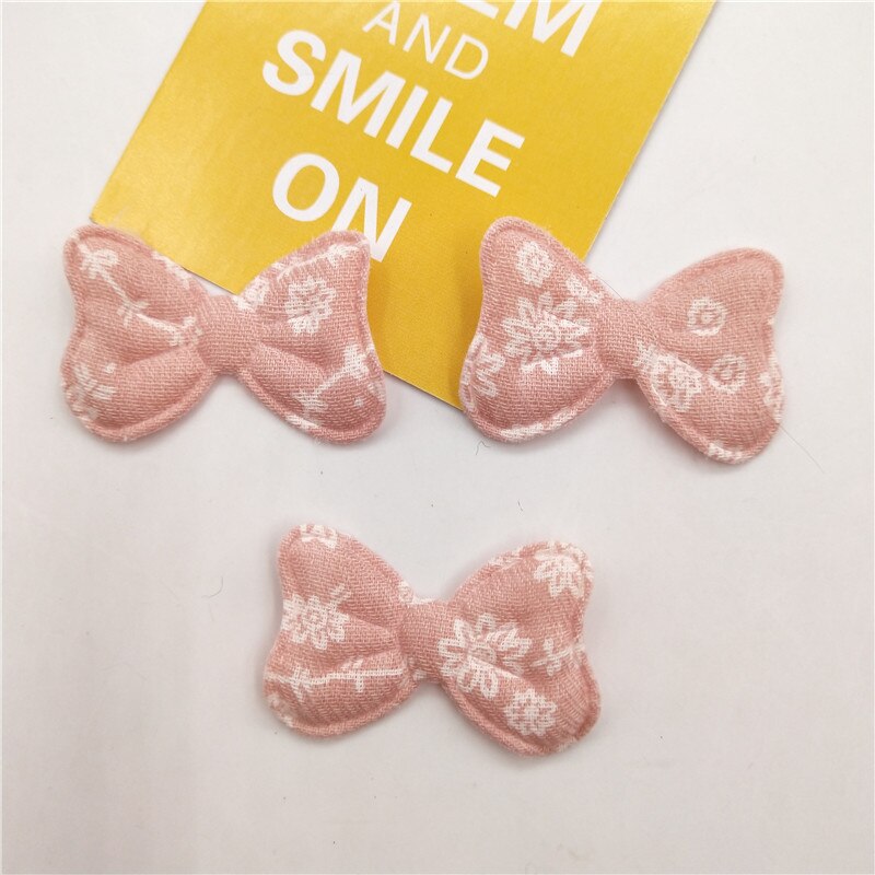 72 stks/partij 3.9*2.5 cm Strik Padded Applicaties voor DIY Kleding Naaien Leveringen DIY Haar Boog Decoratie: 6