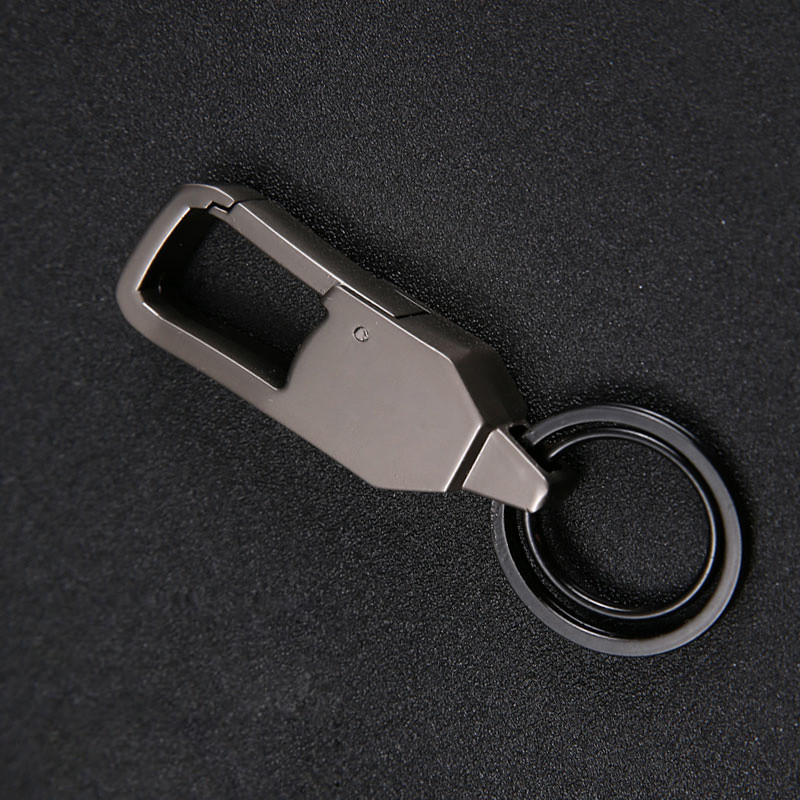 Bycobecy hommes et femmes général métal porte-clés hommes voiture avec lumière pendentif LED porte-clés petit porte-clés organisateur