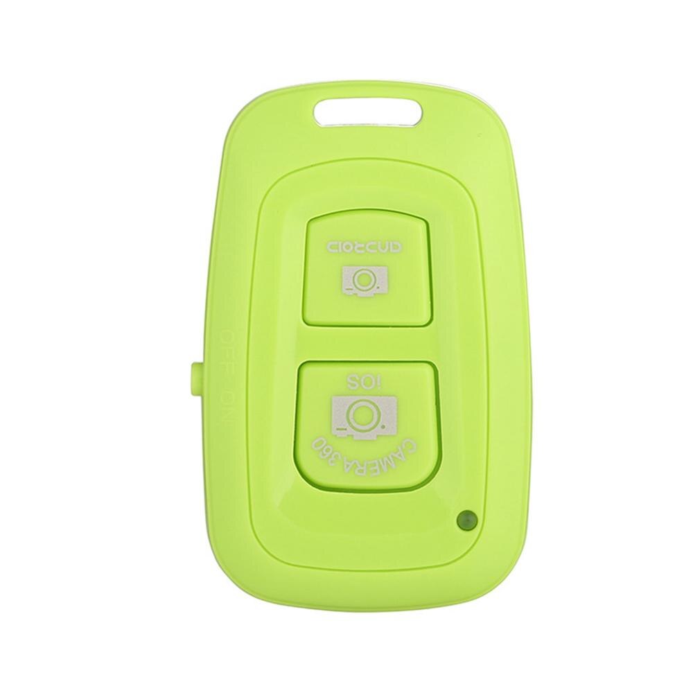 Mini obturateur à distance Bluetooth pour téléphone, monopode, perche à Selfie, retardateur, télécommande pour IOS et Android: green