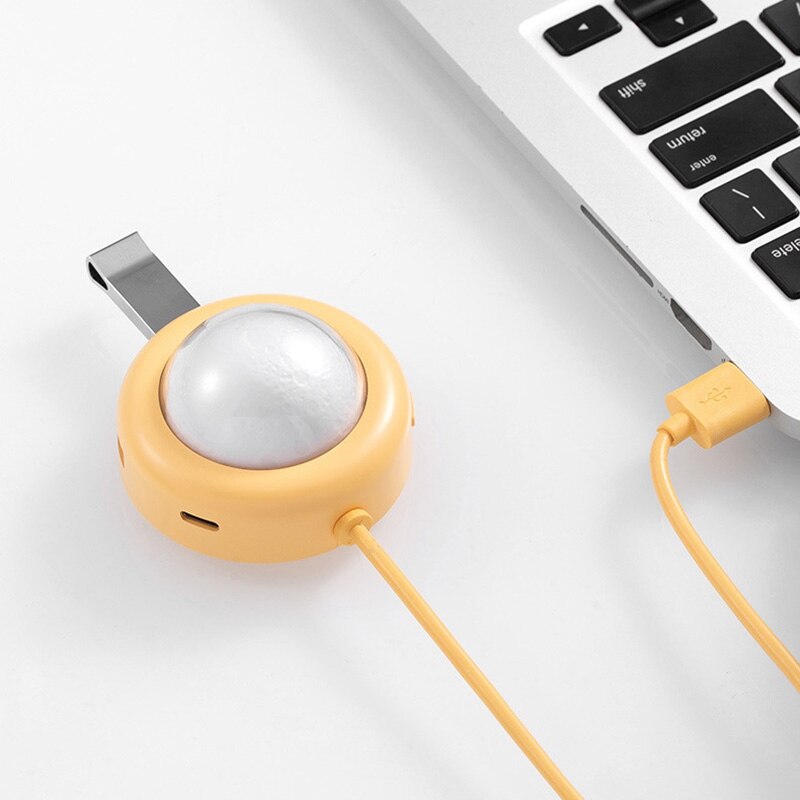 USB Hub 4 Ports Splitter Adapter Multi-Port Cute Light Hub Charger Extender for PC Laptop Phone USB Flash Disk