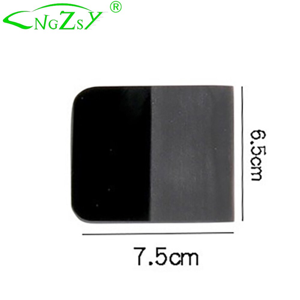 Venster Glas Schoonmaken Tool Water Remover B72 Carbon Vinyl Auto Wrap Film Sticker Installeren Schraper Ppf Tpu Wrapping Squeegee: 6.5x7.5cm Black