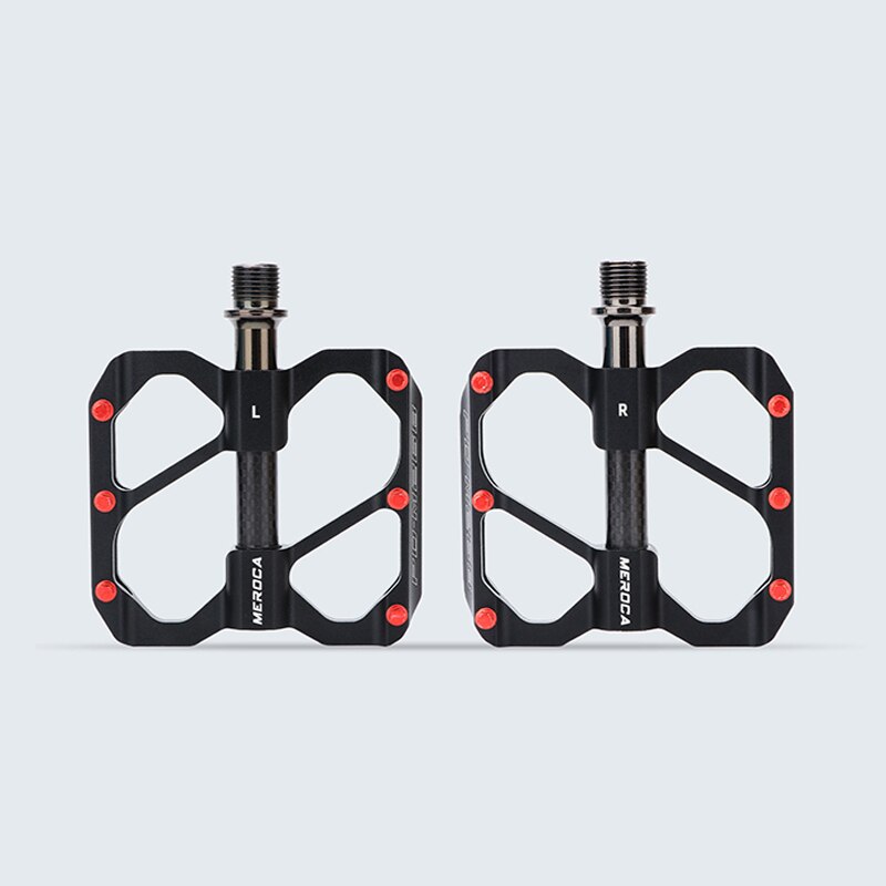 Meroca Fahrrad Pedal 3 Lagerbier rutsch feste MTB Pedale abgedichtet drei Lagerbier Aluminium legierung Mountainbike Pedal Fahrrad zubehör: Weiß