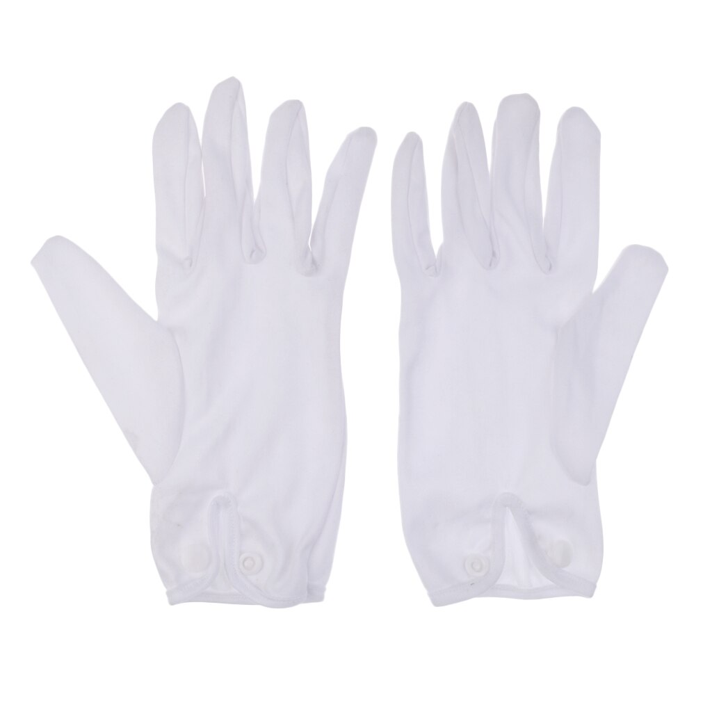 2 pièces gants blancs pour Snooker piscine arbitre taille unique convient à la plupart