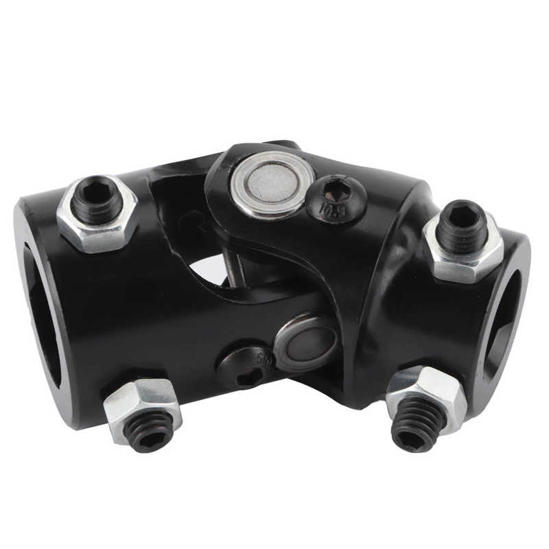Steering U Joint 3/4in Steering Shaft U Joint Stainless Steel Wear Resisitant Durable Black Universal Steering Shaft U-Joint