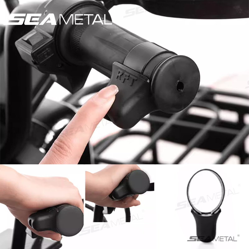 SEAMETAL Assistente acceleratore per moto Maniglia Acceleratore Booster Cruise Control Grip Pollice Polso Risparmio di manodopera Impugnatura per moto Dot