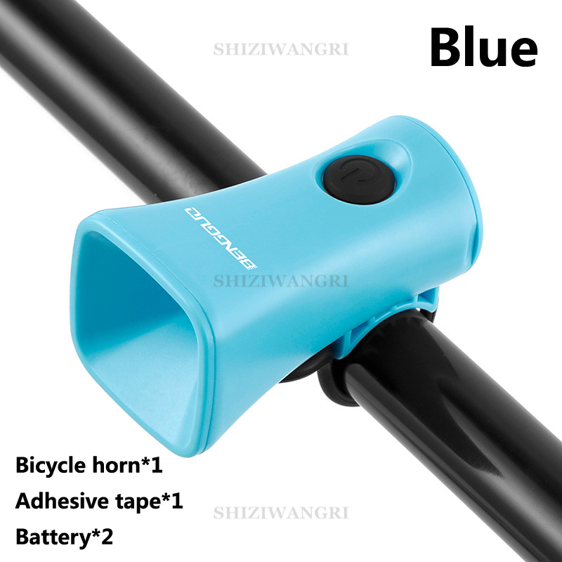 Klaxon de vélo étanche pour enfants, sonnette forte, haut-parleur, alarme, accessoires d'équitation, équipement de raccords, universel: Violet