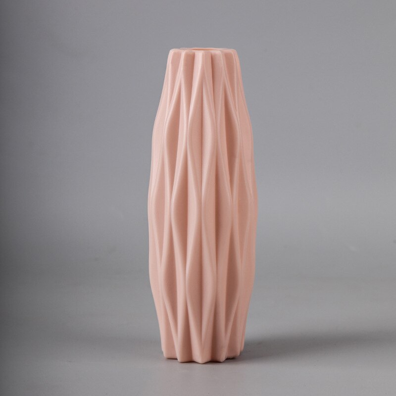 Plast blomstervase hjemmekontor hotel blomst kunstig plante tør blomster dekoration vase container