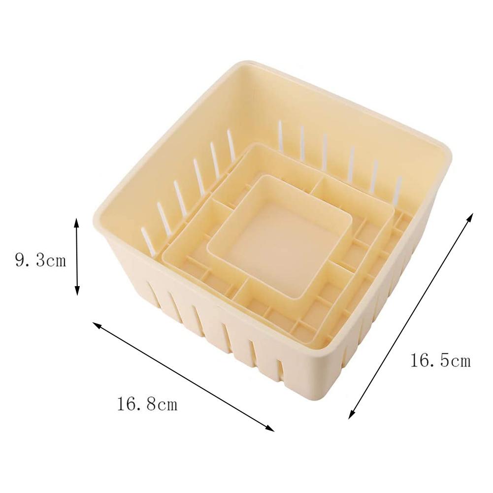 Food Grade Plastic Tofu Press Maker Mold Plastic Homemade Soybean Curd Box Tofu Pressing Mold Making Machine
