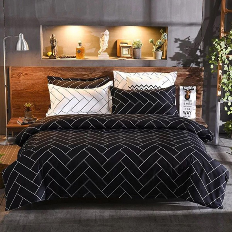 Dekbedovertrek & Kussenhoezen Set 8 Size Enkel Dubbel Volledige Queen King Size 240/220 200*200 150x200 Ultra Zachte Geborsteld Stof