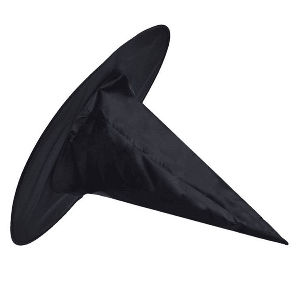 Adult Women Black Witch Hat Pointy Cap Halloween Party Costume Cosplay Accessory