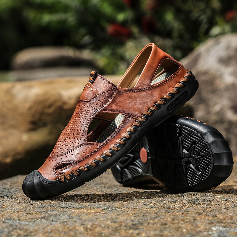 Été herren sommer hommes baskets confort zapatillas décontracté taille schuhe ete sandles homme hommes sandale heren