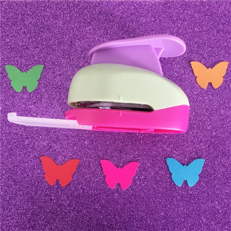 Free Ship 1.5 inch Butterfly EVA hole punch paper puncher for greeting card handmade scrapbook animal craft punch machine