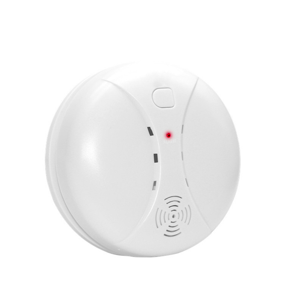 Wireless Smoke Detector Sensitive Photoelectric Fire Sensor For Wireless Security Home Alarm System