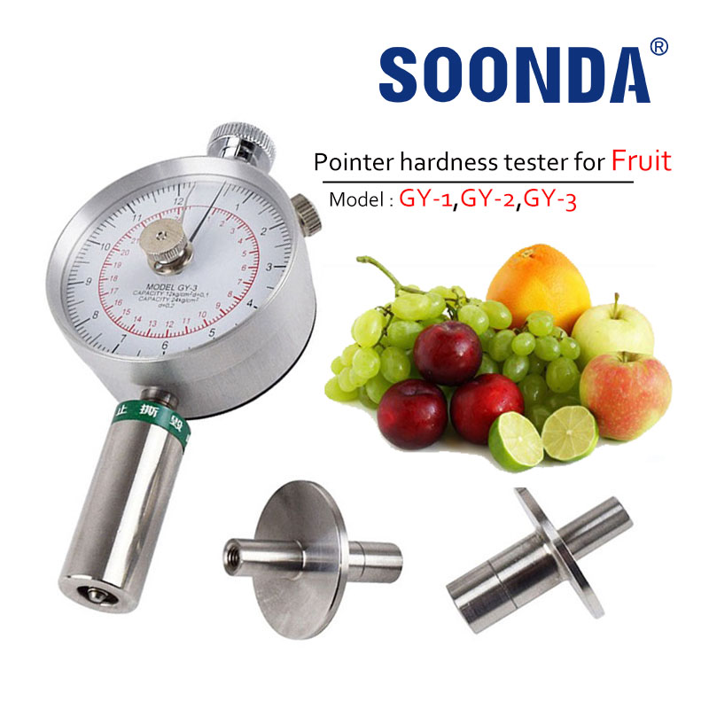 Hand-Held Fruit Hardheid Tester Draagbare Fruit Avocado Apple Peer Aardbei Watermeloen Durometer Sclerometer Volwassenheid Detector