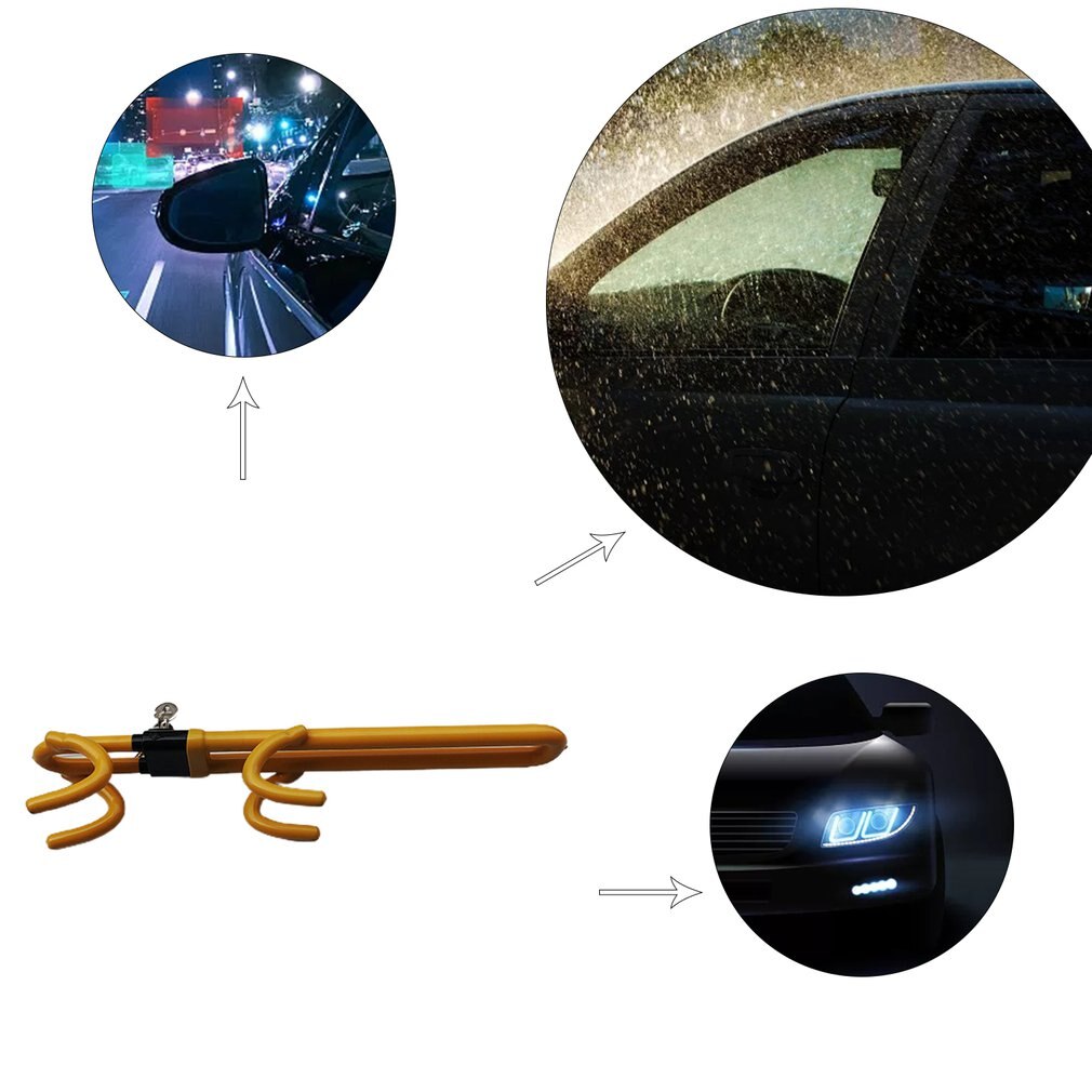 Car Steering Wheel Lock Anti-theft Security Rotary Steering Wheel Lock Heavy Duty Stainless Lock Enhance Car Security